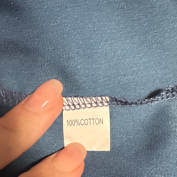 Tickled Teal Teal Blue Dress with Ruffle Sleeves Size XL - Picture 10 of 10